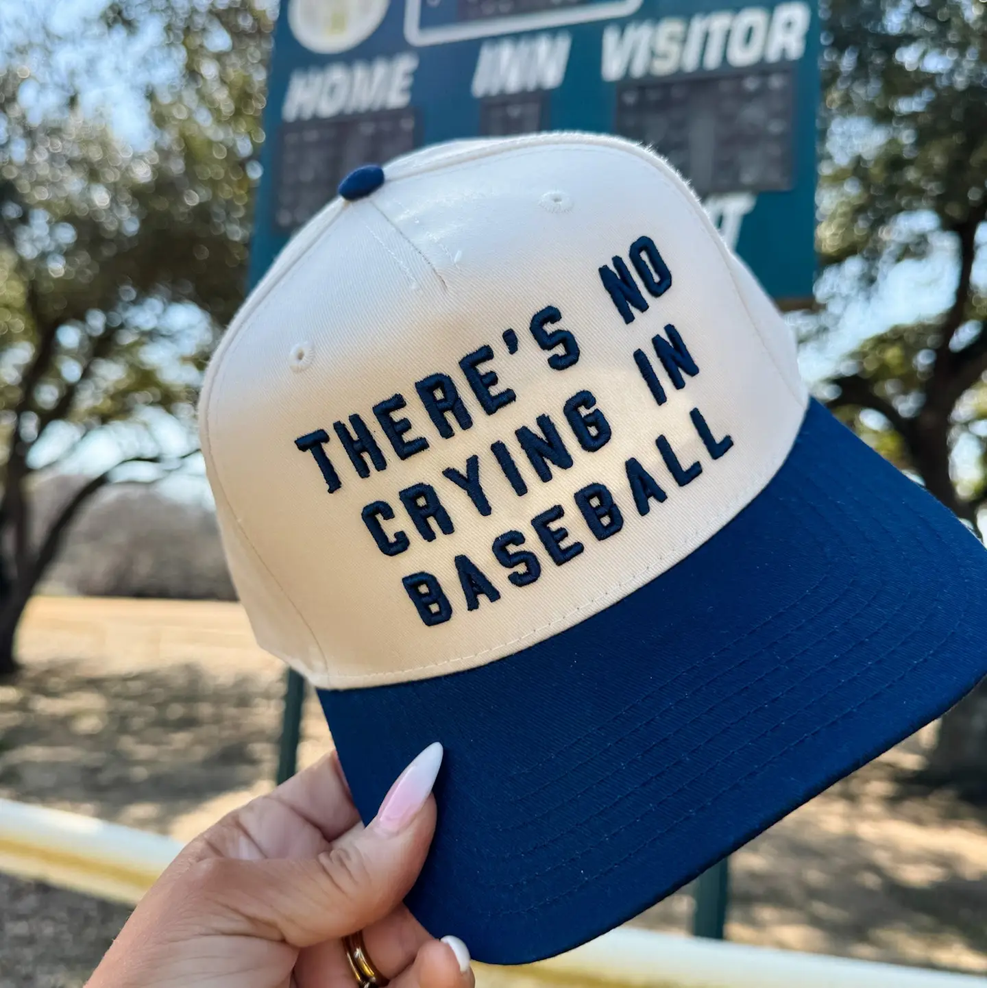 No Crying in Baseball Hat