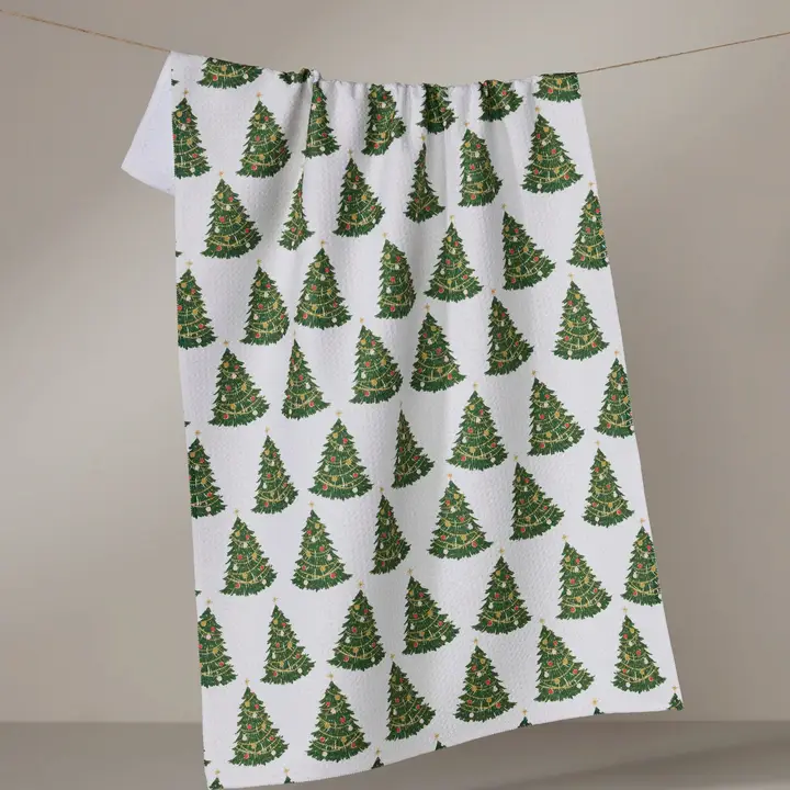 Decked Out Geometry Tea Towel