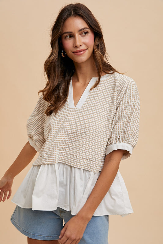 Hanna Textured Knit Top