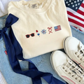 4th of July Icons Graphic Tee