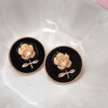 Hypoallergenic Floral Stud Earrings