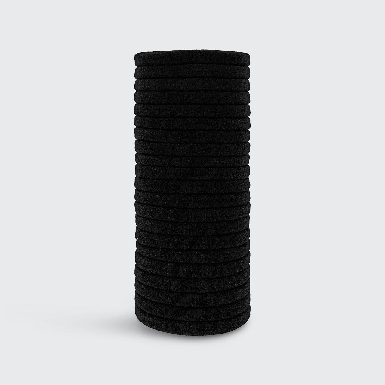 Black Nylon Elastics - 20 piece set