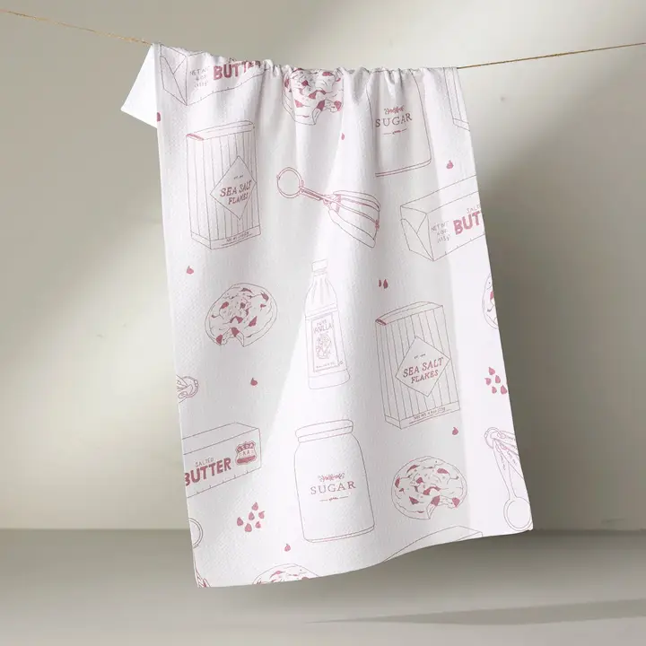 Salty Geometry Tea Towel