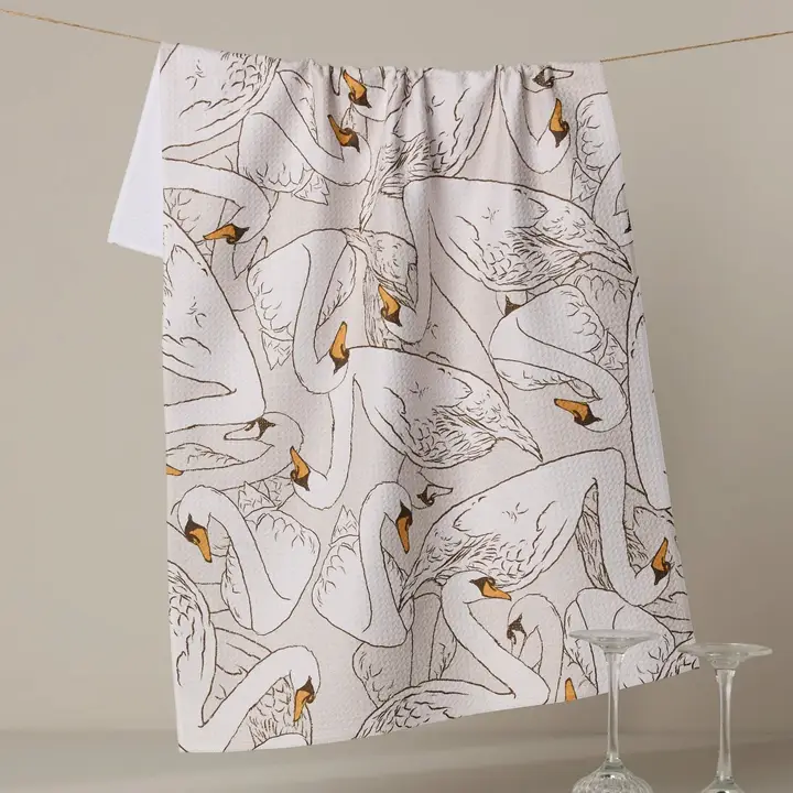 Geometry: Gentle Strength Tea Towel