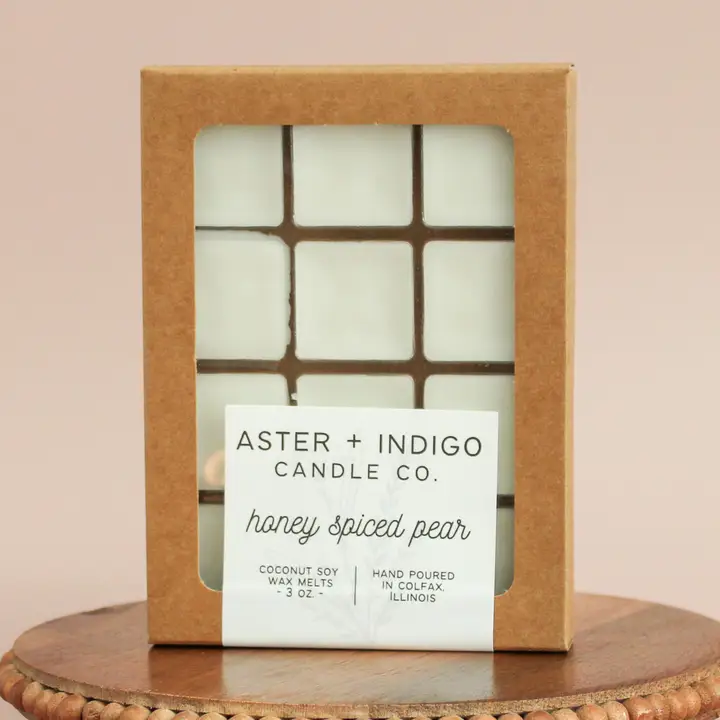 Aster + Indigo: Honey Spiced Pear Soy Wax Melts