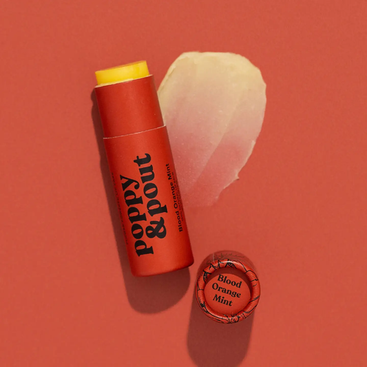 Poppy + Pout Lip Balm - Blood Orange Mint
