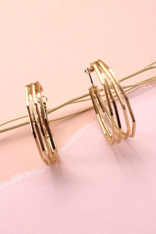 Wire Hoop Earrings