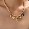 Beaded Charm Necklace