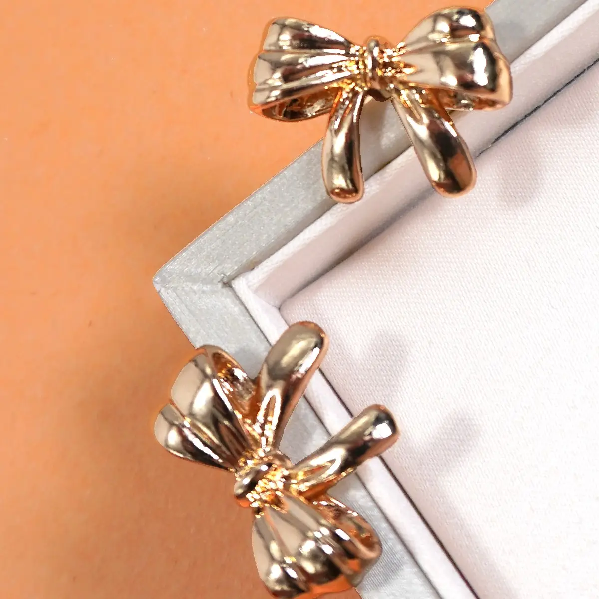 Hypoallergenic Statement Bow Earrings