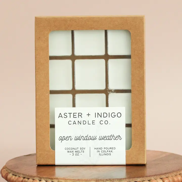 Aster + Indigo: Open Window Weather Soy Wax Melts