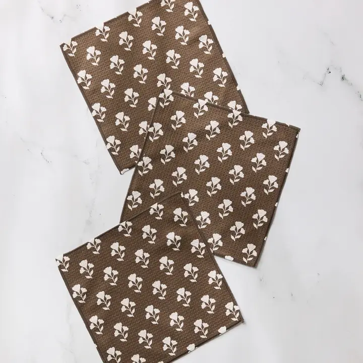 Geometry: Bloom for Mom Dishcloth Set