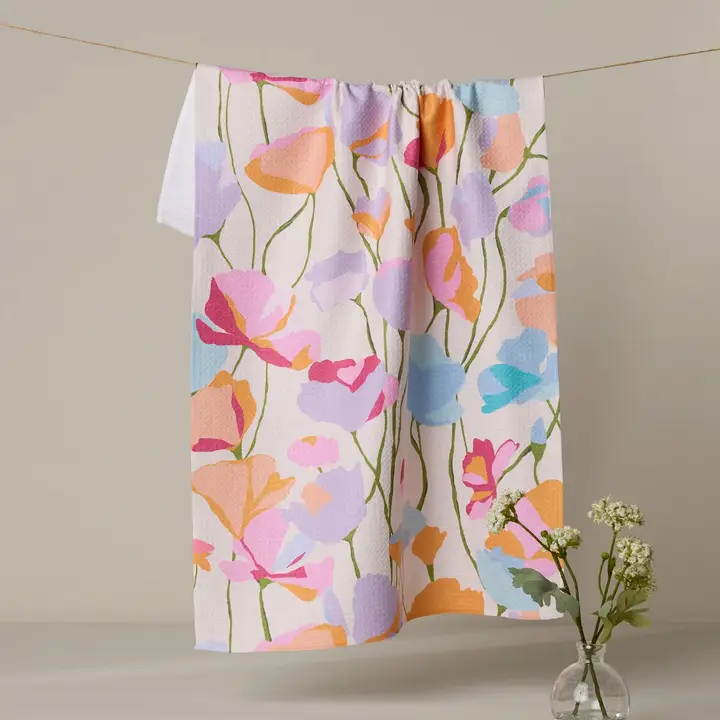 Geometry: Sunlit Garden Tea Towel