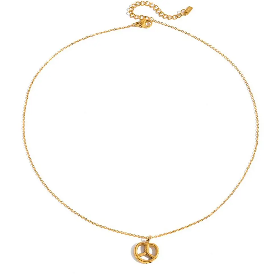 Hypoallergenic: Pretzel Necklace