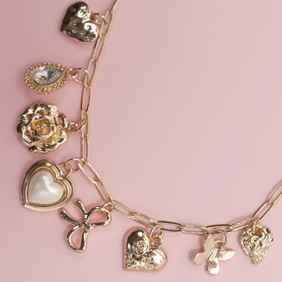 Gold Charm Necklace