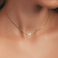 SS Hypoallergenic Cross Necklace