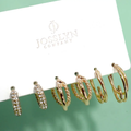 Hypoallergenic: Loop Earring Trio