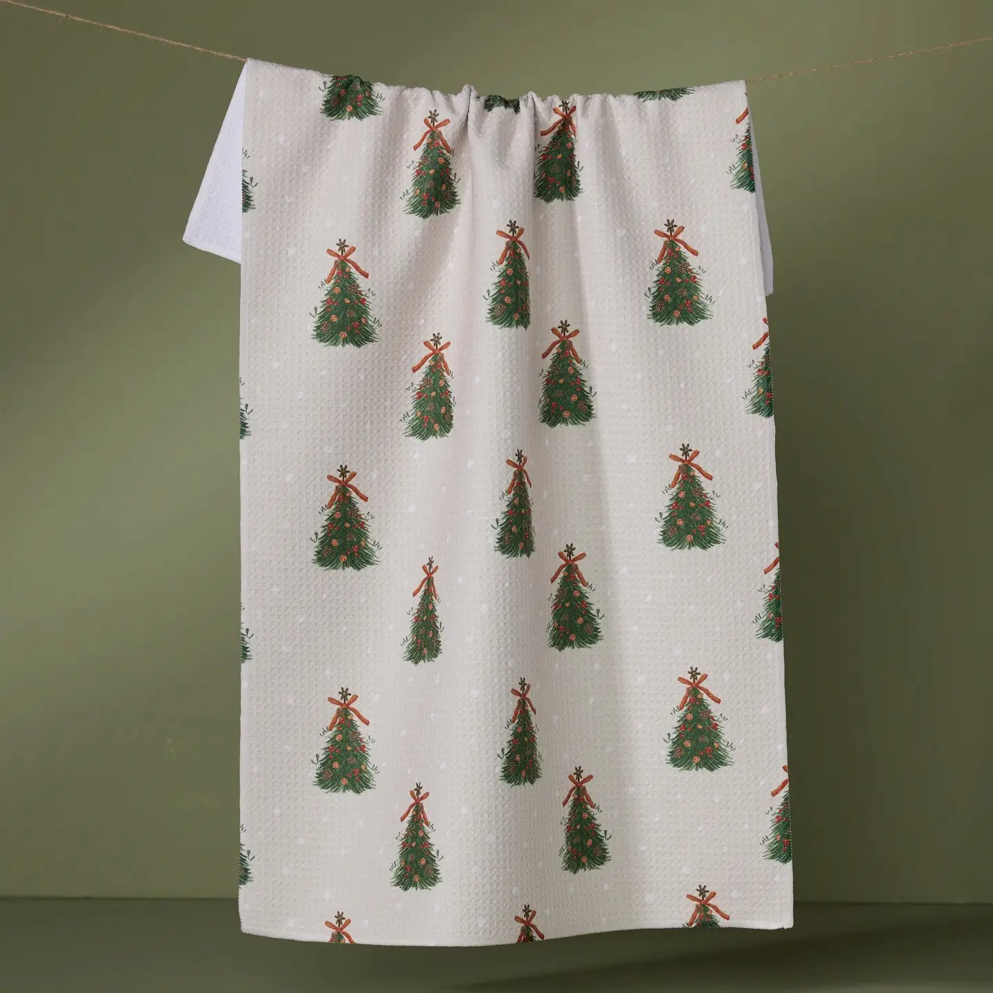 Arbolitos Geometry Tea Towel