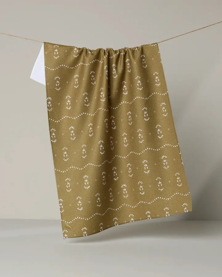Geometry: Laurel Tea Towel