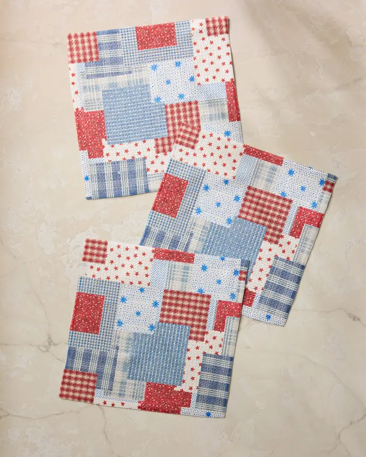 Geometry: Stars and Stitches Dishcloth Set
