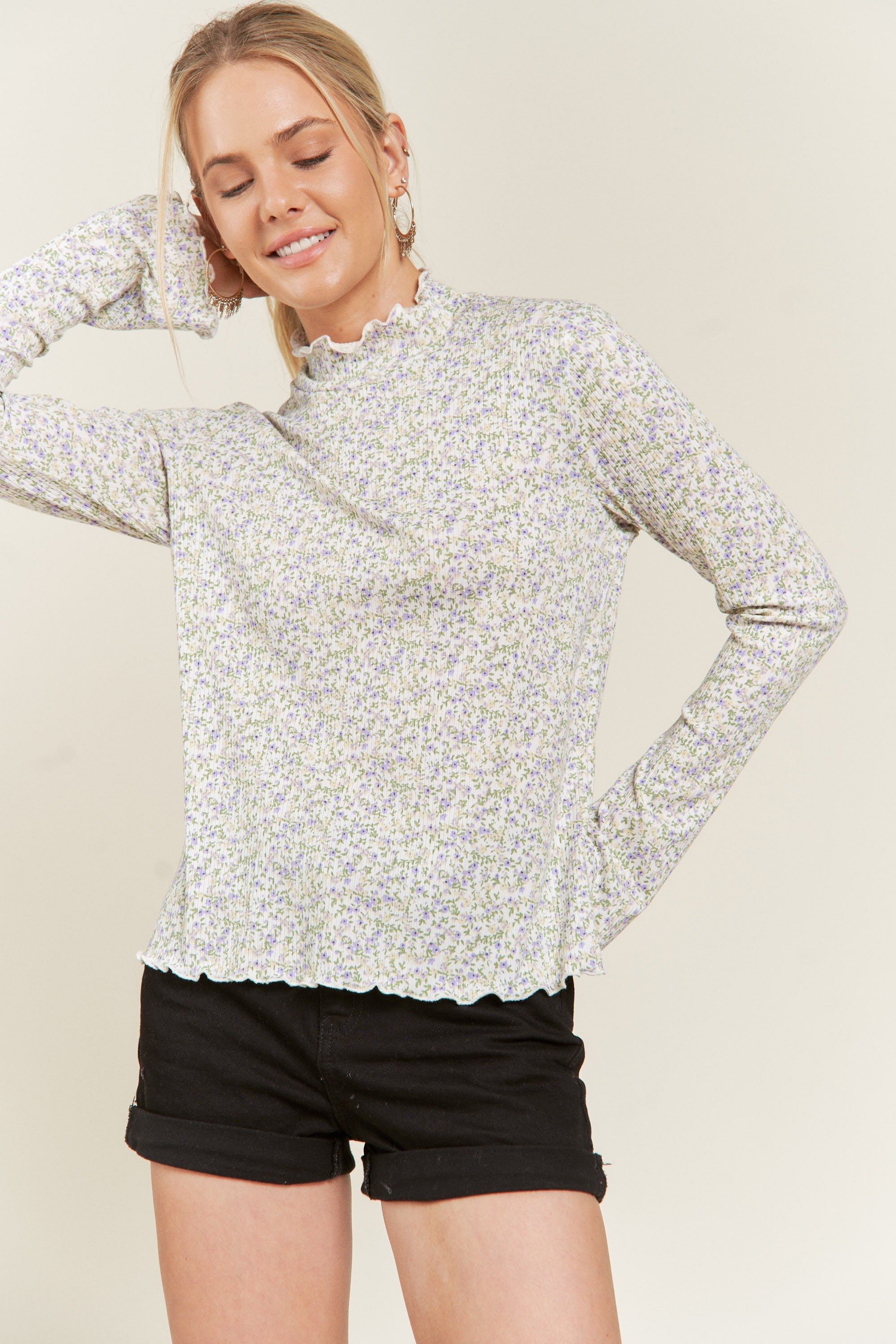 Willa Mock Neck Top