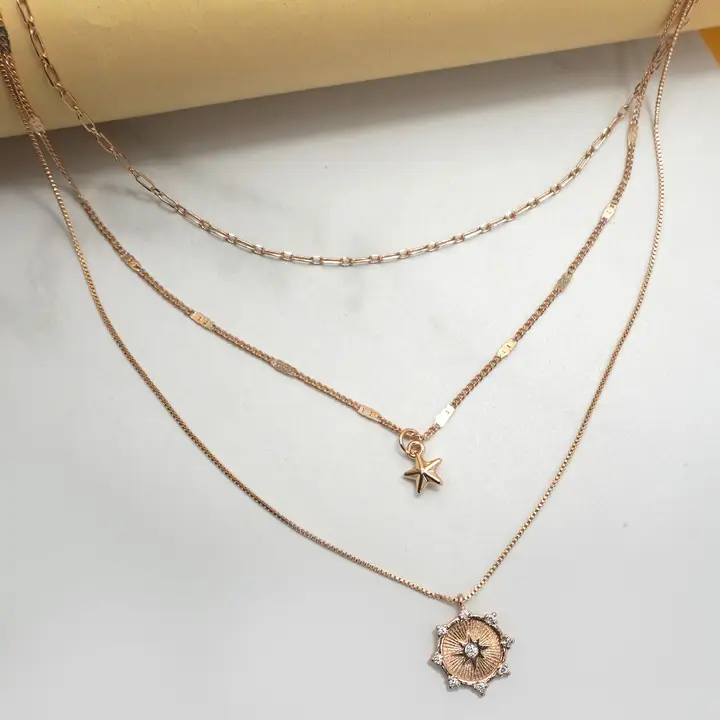 Layered Pendant Necklace