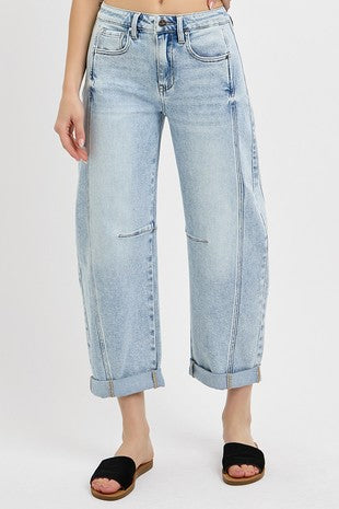 Casper Cuffed  Barrel Jean