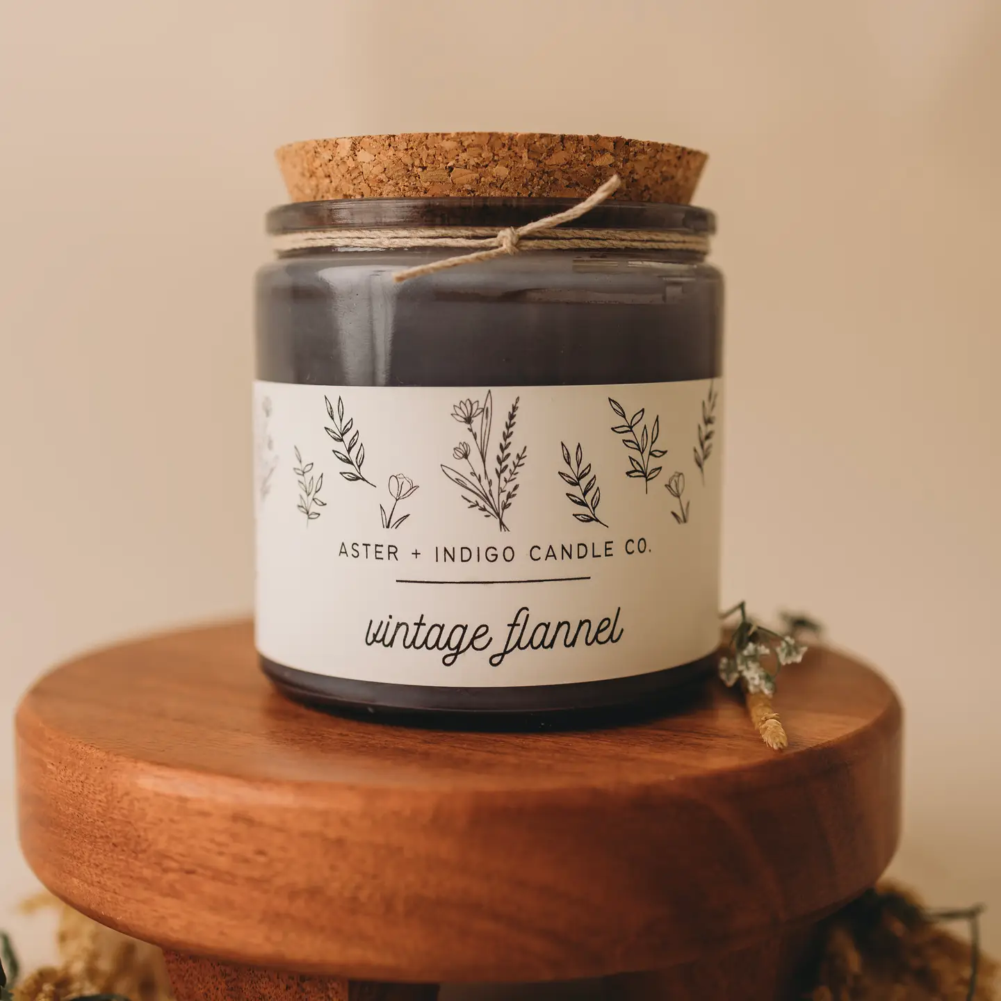 Vintage Flannel Soy Candle