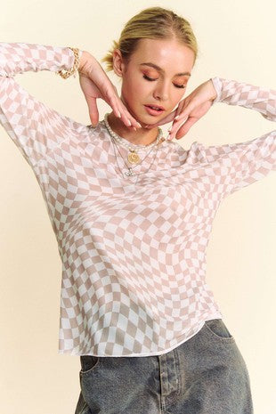 Tripp Checker Layering Top