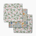Geometry: Wildflower Vine Blush Dishcloth Set
