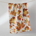 Geometry: Painted Fall Tea Towel