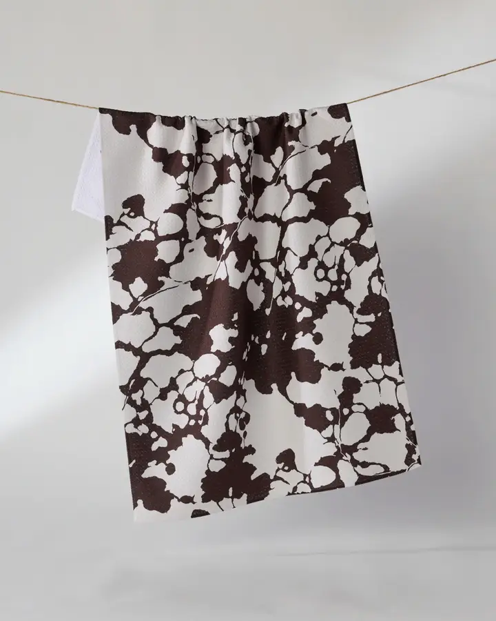 Geometry: Vine Noir Tea Towel