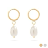 Hypoallergenic Pearl Huggie Earrings