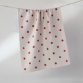 Geometry: Off White Dotty Apple Tea Towel