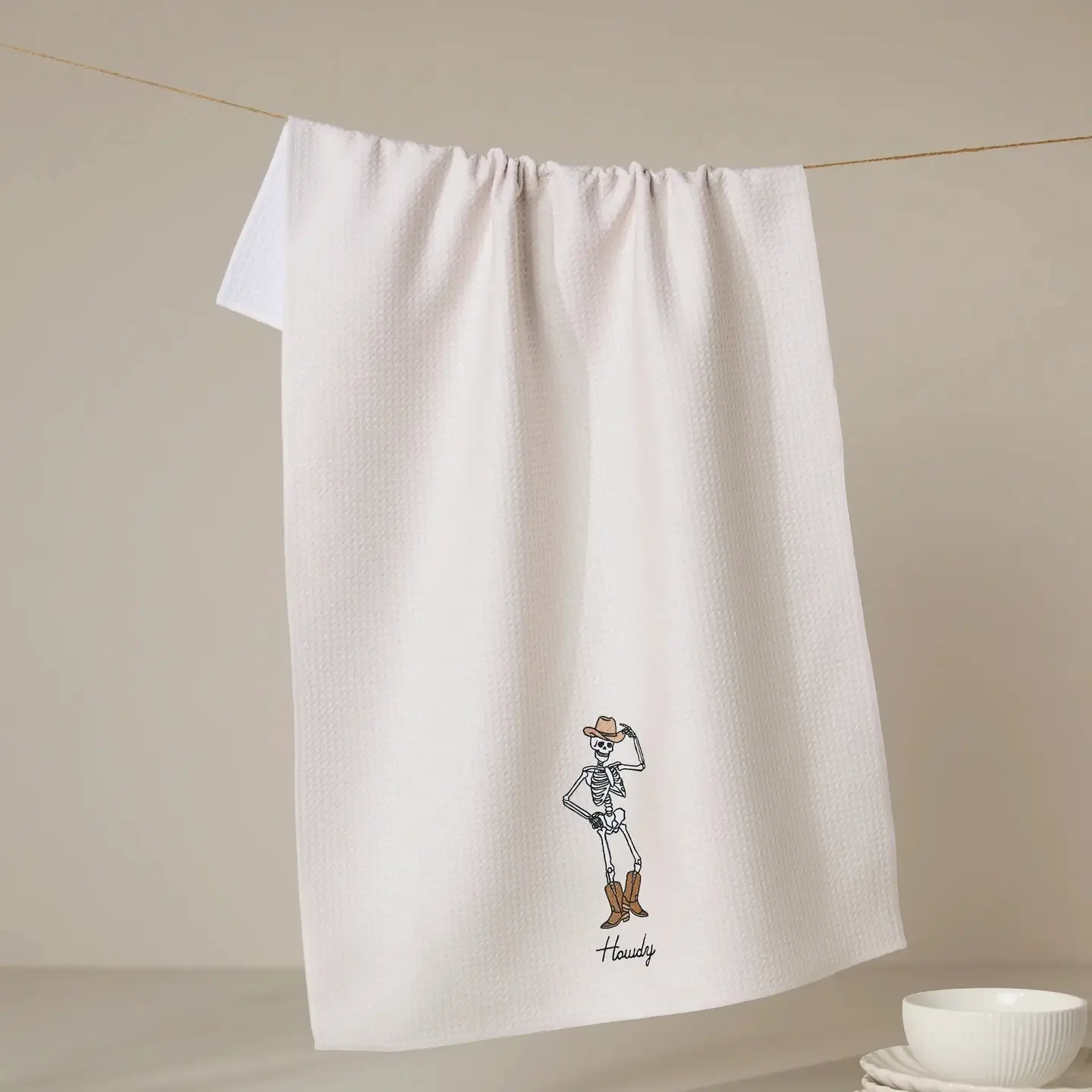 Howdy Cassondra Geometry Kitchen Tea Towel