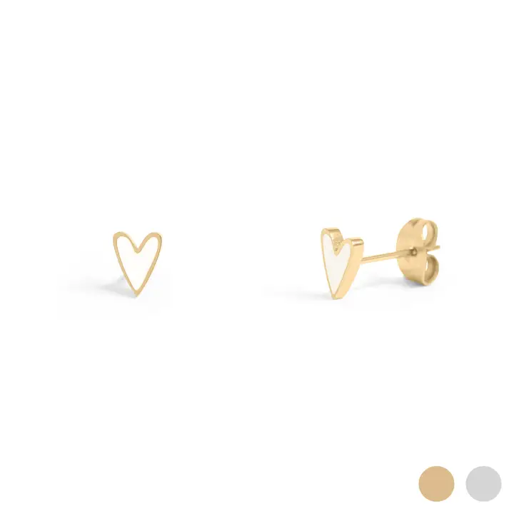 Hypoallergenic Mini Heart Earrings