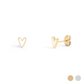 Hypoallergenic Mini Heart Earrings