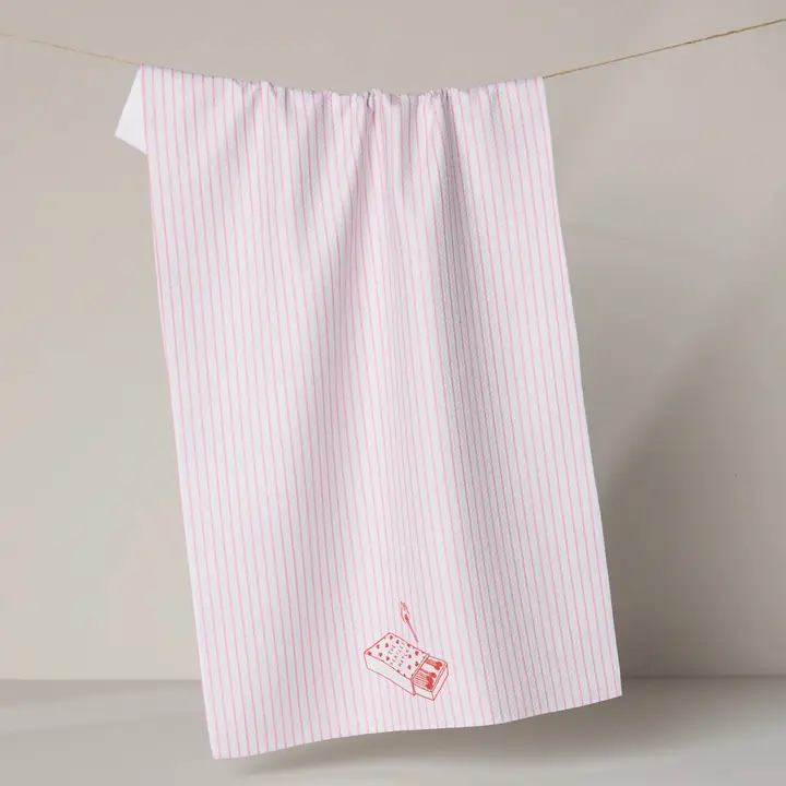 Perfect Match Geometry Tea Towel