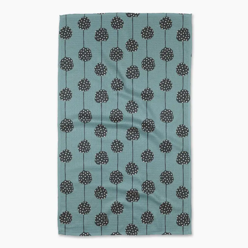 Geometry: Polka Dot Garland Tea Towel