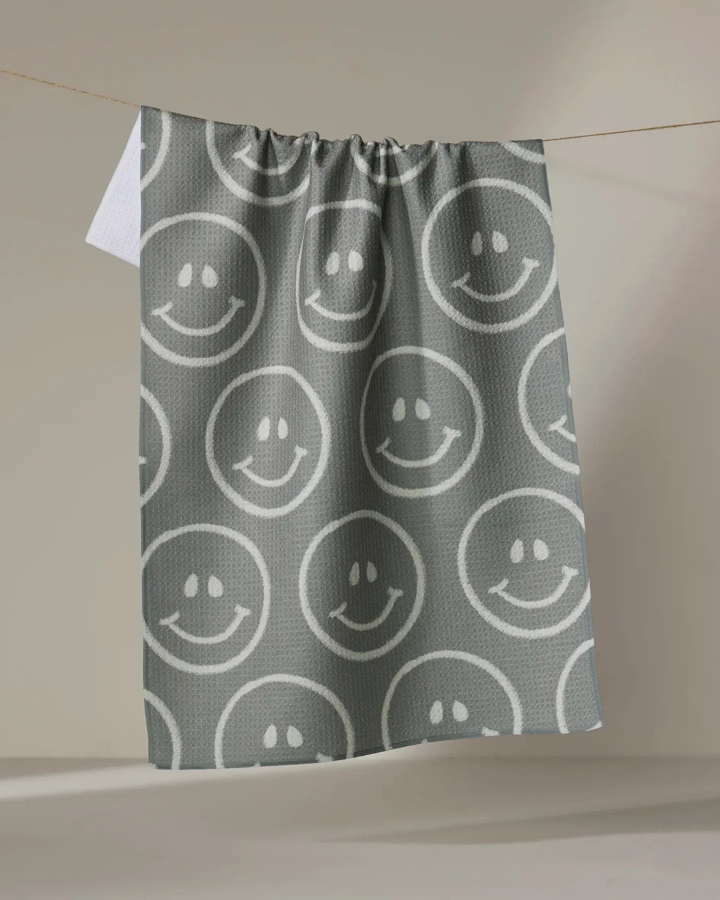 Geometry: You Make Me Happy Tea Towel