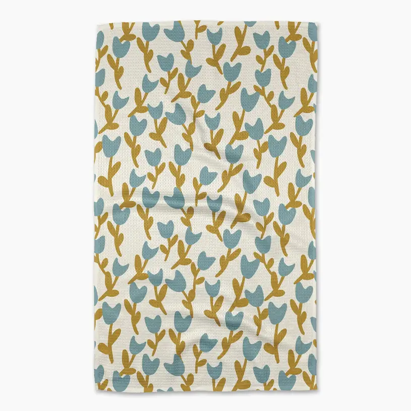 Geometry: Tulip Garden Tea Towel