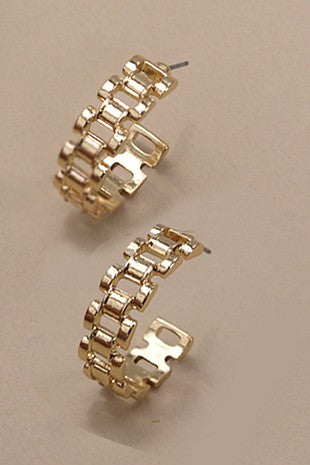 Hypoallergenic Chain Link Earrings