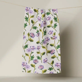 Geometry: Blooming Thistle Bar Towel