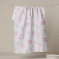 Geometry: Cross Stitch Floral Tea Towel