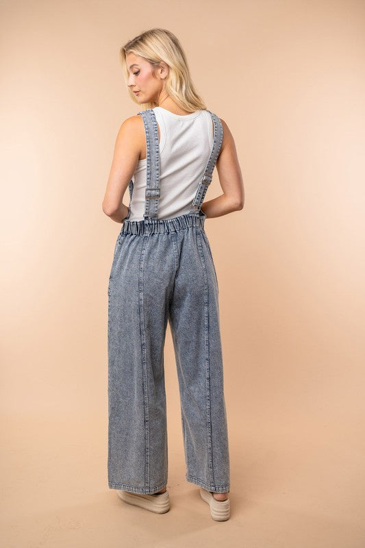 Brielle Denim Overall Jumpsuit