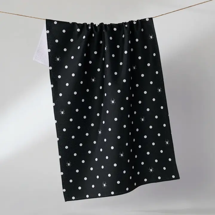 Geometry: Spookydots Tea Towel