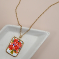Hypoallergenic Floral Bouquet Necklace