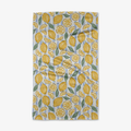 Geometry: Sour Lemon Stripes Tea Towel