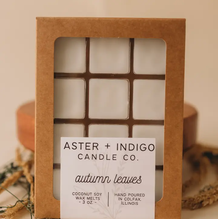Aster + Indigo: Autumn Leaves Soy Wax Melts