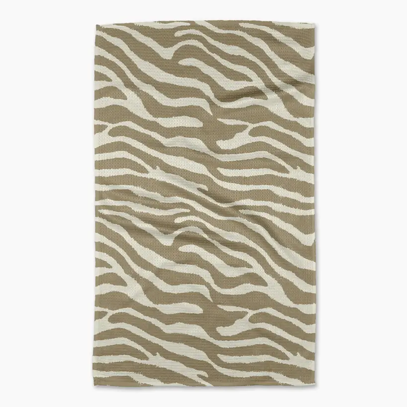 Geometry: Zira Tan Tea Towel