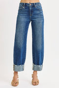 Cedar Cuffed Boyfriend Denim